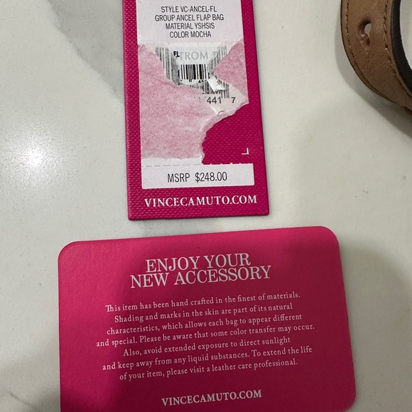 Vince Camuto Angel Flat bag mocha tassels - Picture 9 of 9